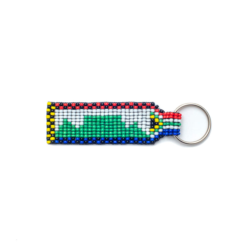 Table Mountain Beaded Keyring by Kidz Positive Beading Project