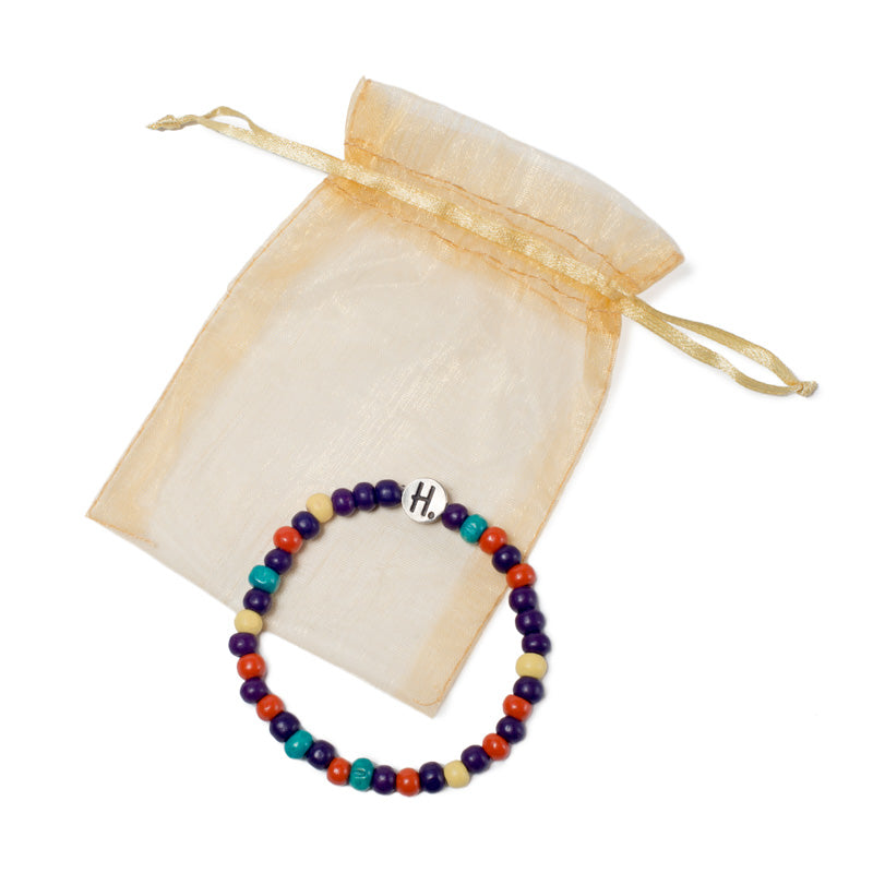 Kidz Positive Beading Project Wooden Beaded Bracelet: Custom made for Hollard